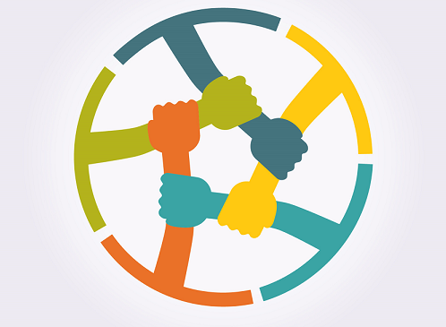 mani gruppo collaborazione